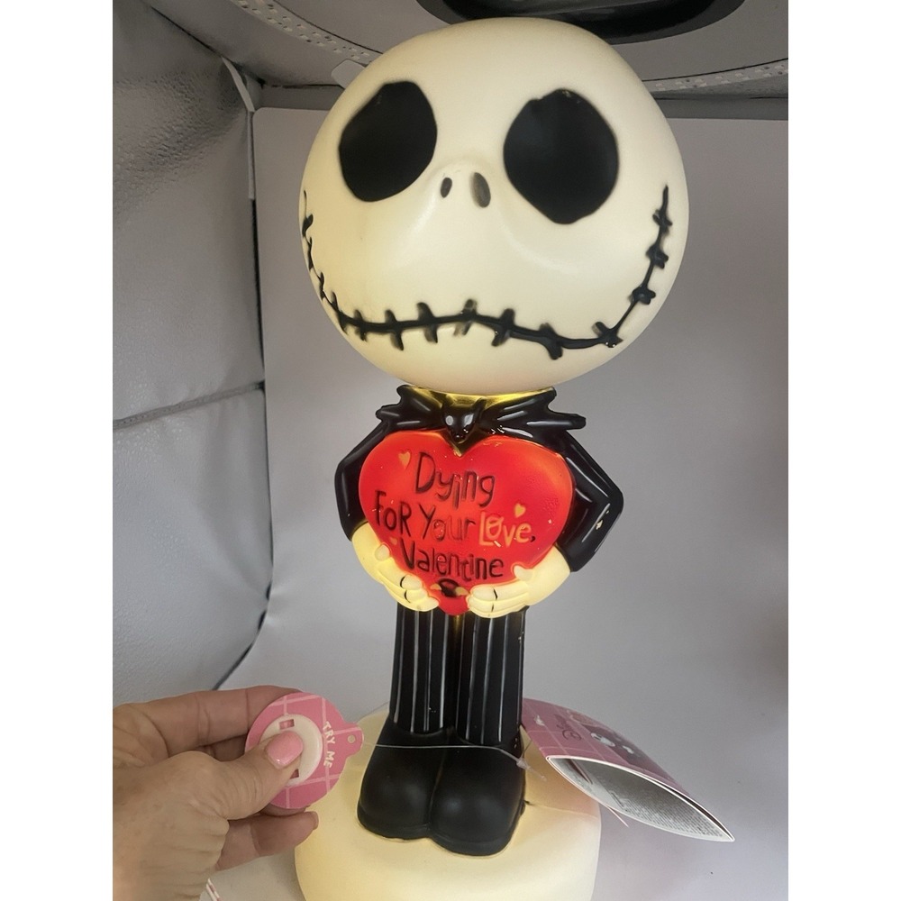 Jack Skellington 14" Valentine Blow Mold‎ Nightmare Before Christmas NEW - Picture 7 of 14